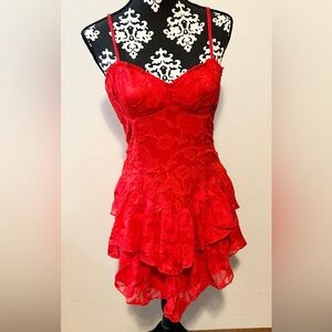 Wild Fable NWT Size Medium Red Flirty Mini Dress